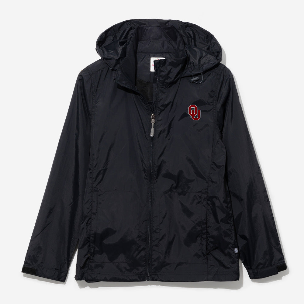 Oklahoma Sooners Rain Jacket in Black