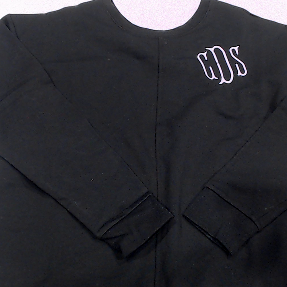 BLOOPER CLOTHING: Monogrammed Open Back Sweatshirt