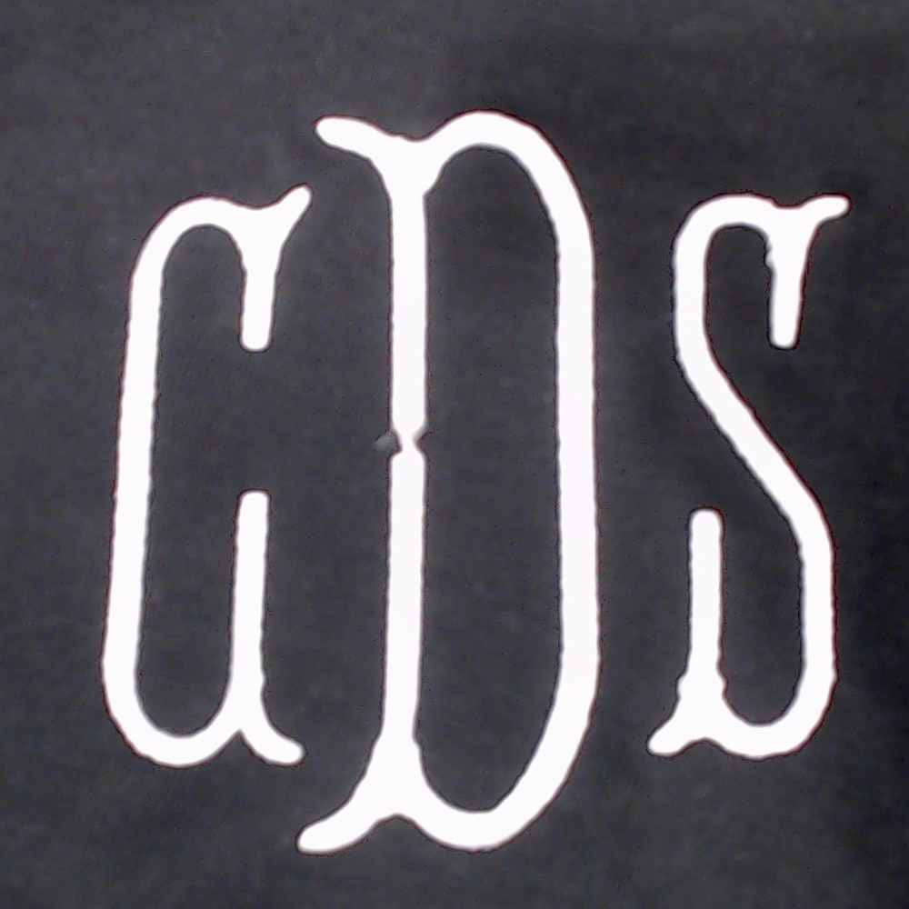 BLOOPER CLOTHING: Monogrammed Open Back Sweatshirt