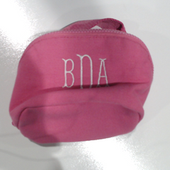 BLOOPER BAG: Monogrammed Makeup Bag