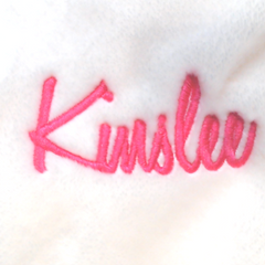 BLOOPER KIDS: Monogrammed Baby Blanket