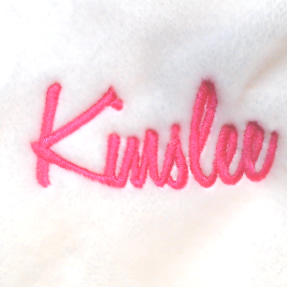 BLOOPER KIDS: Monogrammed Baby Blanket