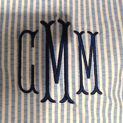 BLOOPER SWIM: Monogrammed Ruched Tankini