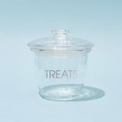 Personalized Pet Treat Container | Small Clear