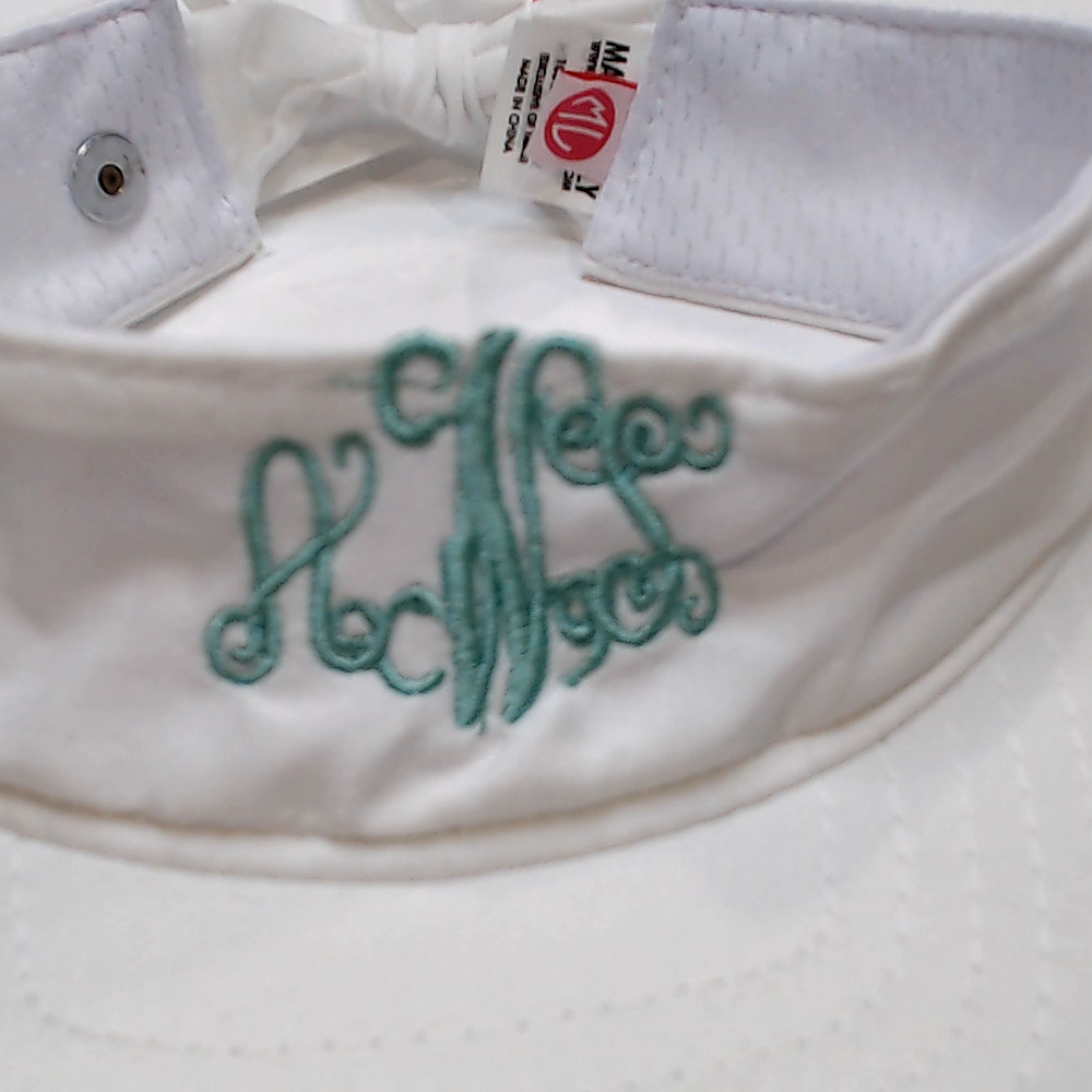 BLOOPER KIDS: Monogrammed Girls Visor