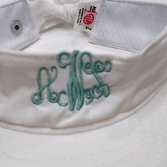 BLOOPER KIDS: Monogrammed Girls Visor