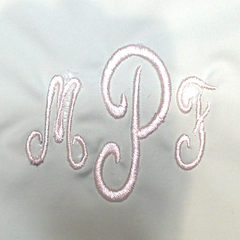 BLOOPER KIDS: Monogrammed Girls Scallop Dress