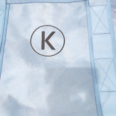 BLOOPER BAG: Monogrammed Structured Mesh Tote