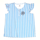 BLOOPER CLOTHING: Monogrammed Ruffle Top
