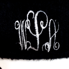 BLOOPER ACCESSORY: Monogrammed Beanie