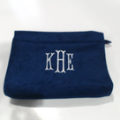 BLOOPER BAG: Monogrammed Terry Toiletry Bag