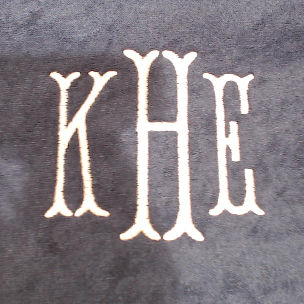 BLOOPER BAG: Monogrammed Terry Toiletry Bag