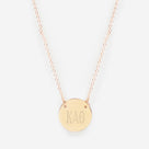 Kappa Alpha Theta Delicate Disc Necklace | Gold