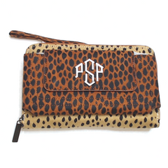 BLOOPER ACCESSORY: Monogrammed Phone Wallet Wristlet