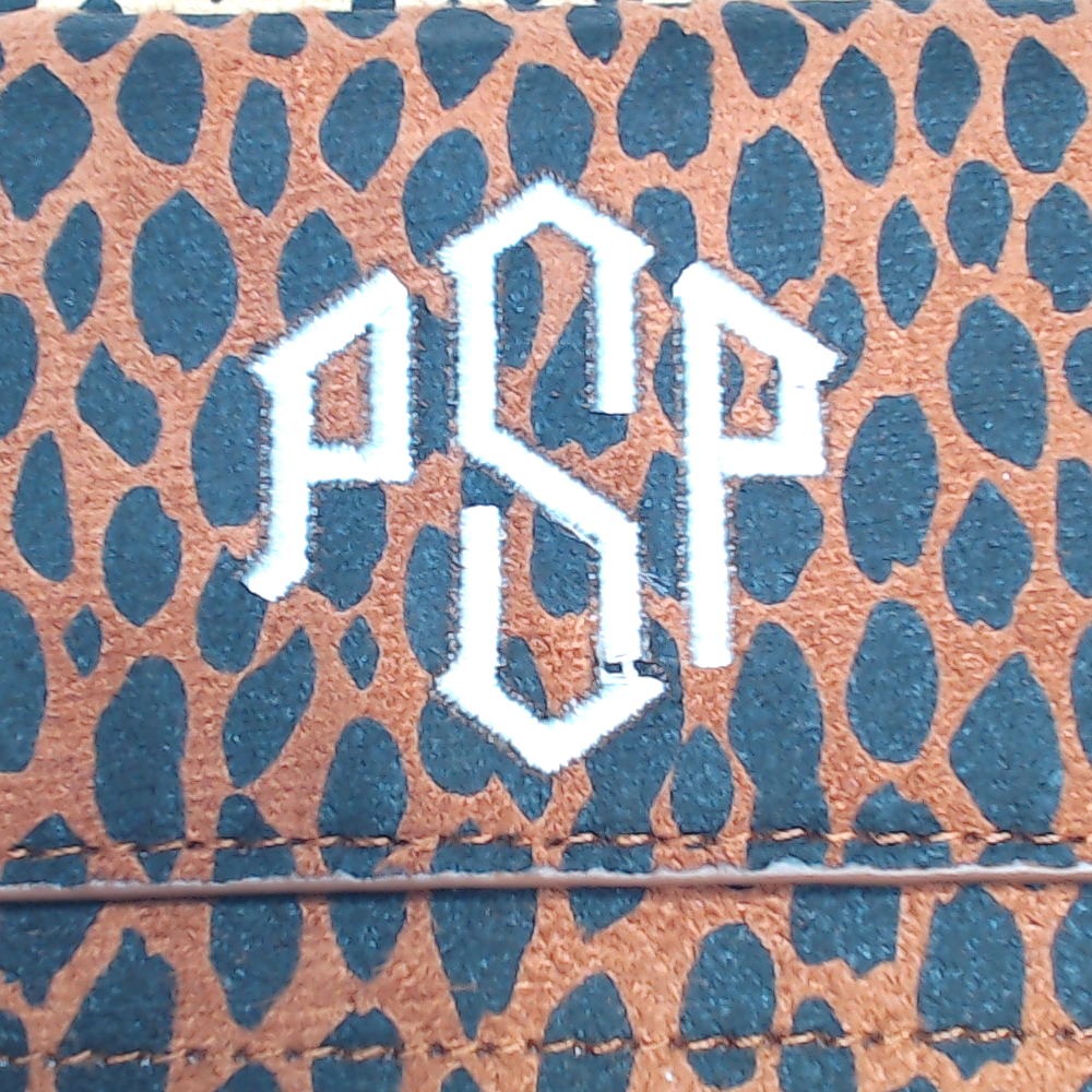 BLOOPER ACCESSORY: Monogrammed Phone Wallet Wristlet
