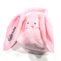 BLOOPER KIDS: Monogrammed Bunny Easter Basket