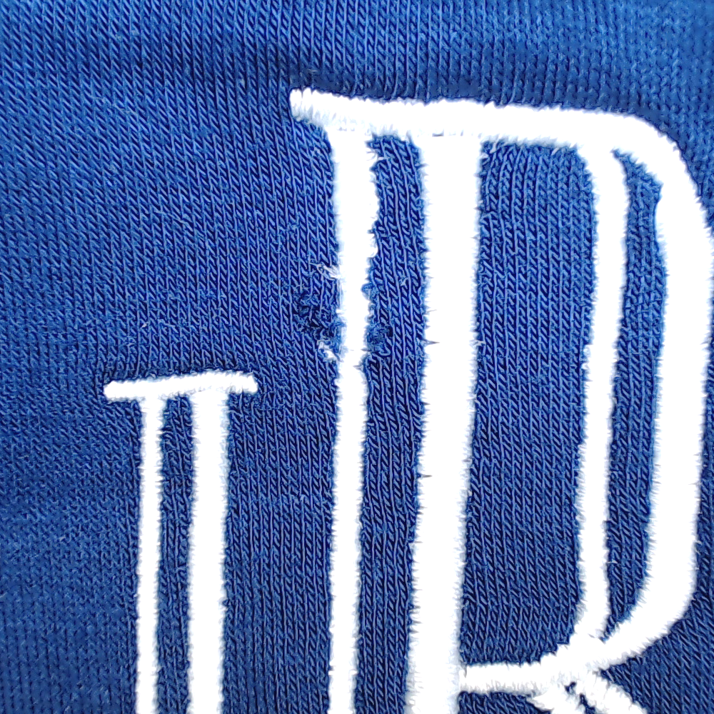 BLOOPER CLOTHING: Monogrammed Navy Top