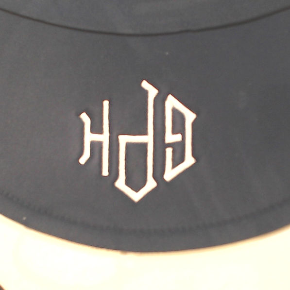 BLOOPER SWIM: Monogrammed Swim Visor