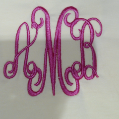 BLOOPER CLOTHING: Monogrammed Flutter Sleeve Top