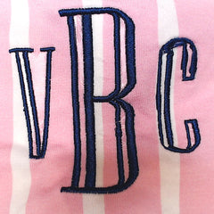 BLOOPER CLOTHING: Monogrammed Ruffle Pajama Shirt