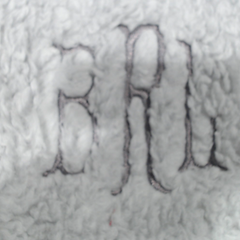 BLOOPER CLOTHING: Monogrammed Sherpa Pullover