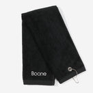 Monogrammed Golf Towel | Black