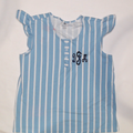 BLOOPER CLOTHING: Monogrammed Ruffle Top