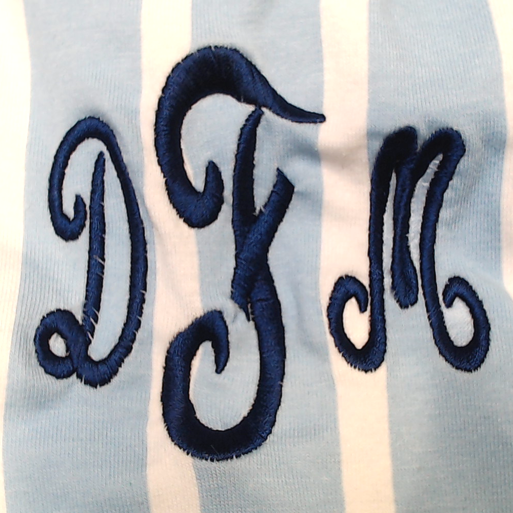 BLOOPER CLOTHING: Monogrammed Ruffle Top