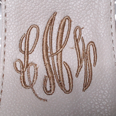 BLOOPER BAG: Monogrammed Clear Stadium Crossbody Bag