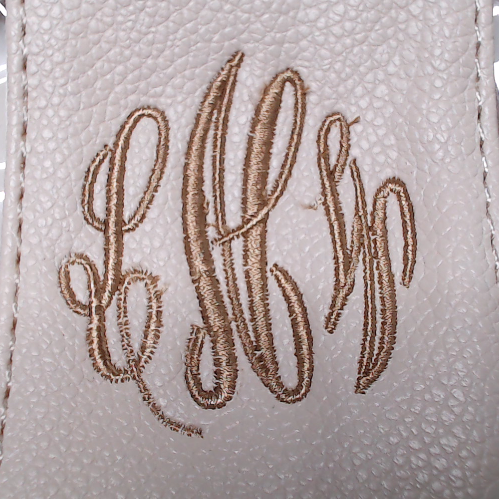 BLOOPER BAG: Monogrammed Clear Stadium Crossbody Bag