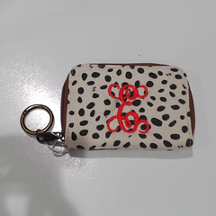 BLOOPER ACCESSORY: Monogrammed Keychain Wallet