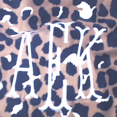 BLOOPER SWIM: Monogrammed High Neck Bikini Top