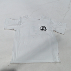 BLOOPER KIDS: Monogrammed Kids Short Sleeve Shirt