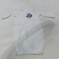 BLOOPER KIDS: Monogrammed Baby Layette Gown