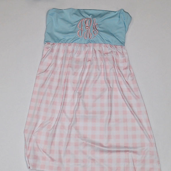 BLOOPER SWIM: Monogrammed Beach Cover Up
