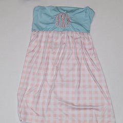 BLOOPER SWIM: Monogrammed Beach Cover Up