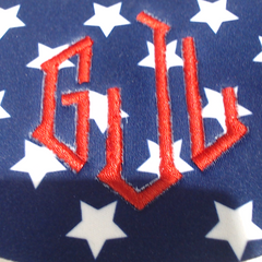 BLOOPER ACCESSORY: Monogrammed Foam Adjustable Visor