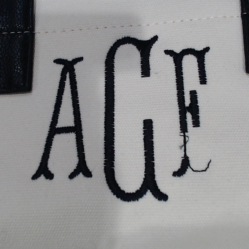 BLOOPER BAG: Monogrammed Upscale Weekender