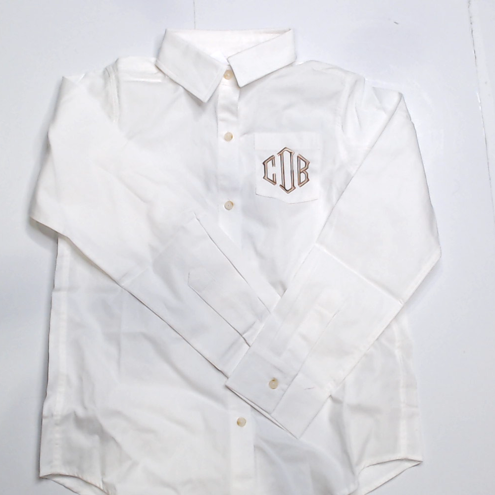 BLOOPER KIDS: Monogrammed Kids Button Down Tunic