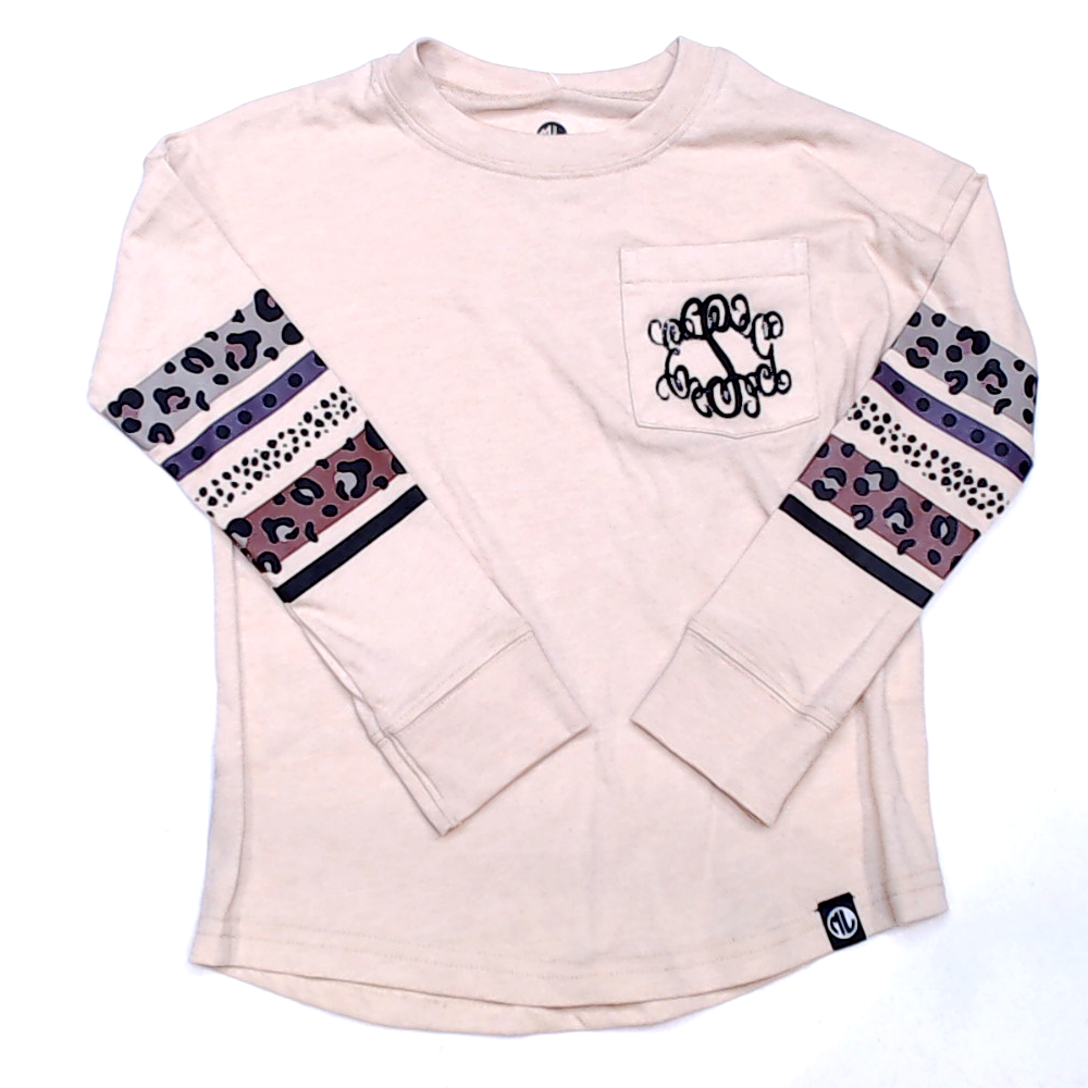 BLOOPER KIDS: Monogrammed Kids Long Sleeve Shirt
