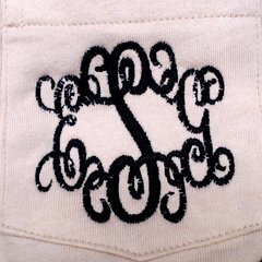 BLOOPER KIDS: Monogrammed Kids Long Sleeve Shirt