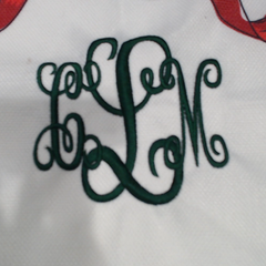 BLOOPER ACCESSORY: Monogrammed Christmas Pillow Sham
