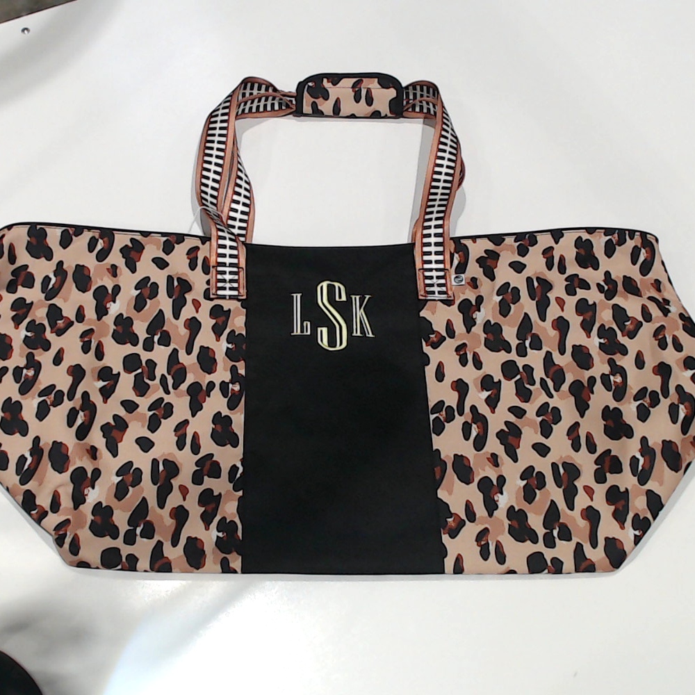 BLOOPER BAG: Monogrammed Extra Large Tote Bag