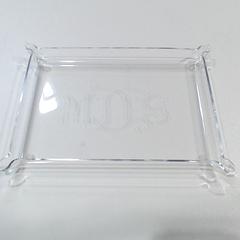 BLOOPER ACCESSORY: Monogrammed Acrylic Tray