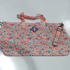 BLOOPER BAG: Monogrammed Weekend Bag
