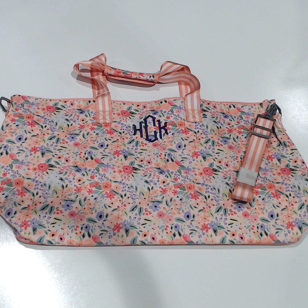 BLOOPER BAG: Monogrammed Weekend Bag