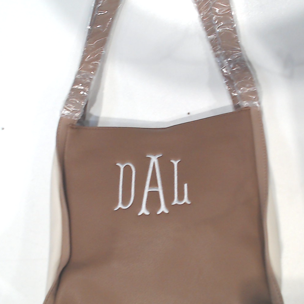 BLOOPER BAG: Monogrammed Shoulder Tote