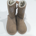 BLOOPER KIDS: Monogrammed Kids Sherpa Tie Booties