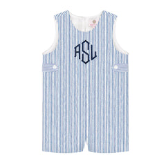 monogrammed kids seersucker jon jon