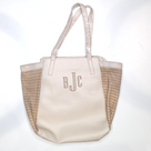 BLOOPER BAG: Monogrammed Seaside Tote